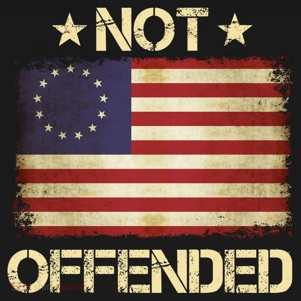 Not Offended Betsy Ross Flag Women's T-Shirt