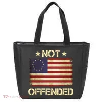 Not Offended Betsy Ross Flag Tote Bag thumb 0