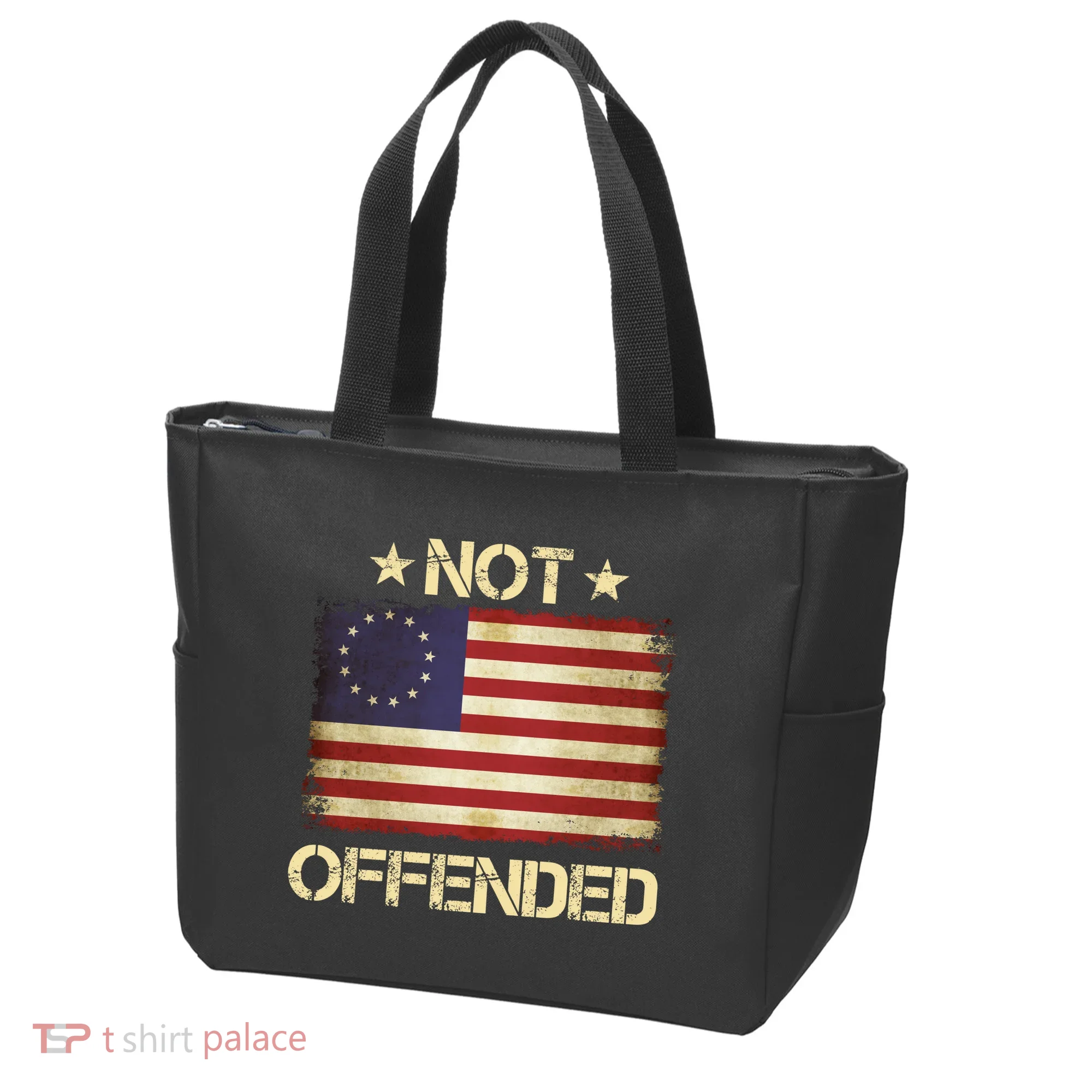 Not Offended Betsy Ross Flag Tote Bag