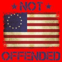 Not Offended Betsy Ross Flag Santa Hat thumb 1