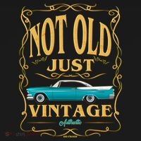 Not Old Just Vintage Classic Car Birthday Hoodie thumb 2