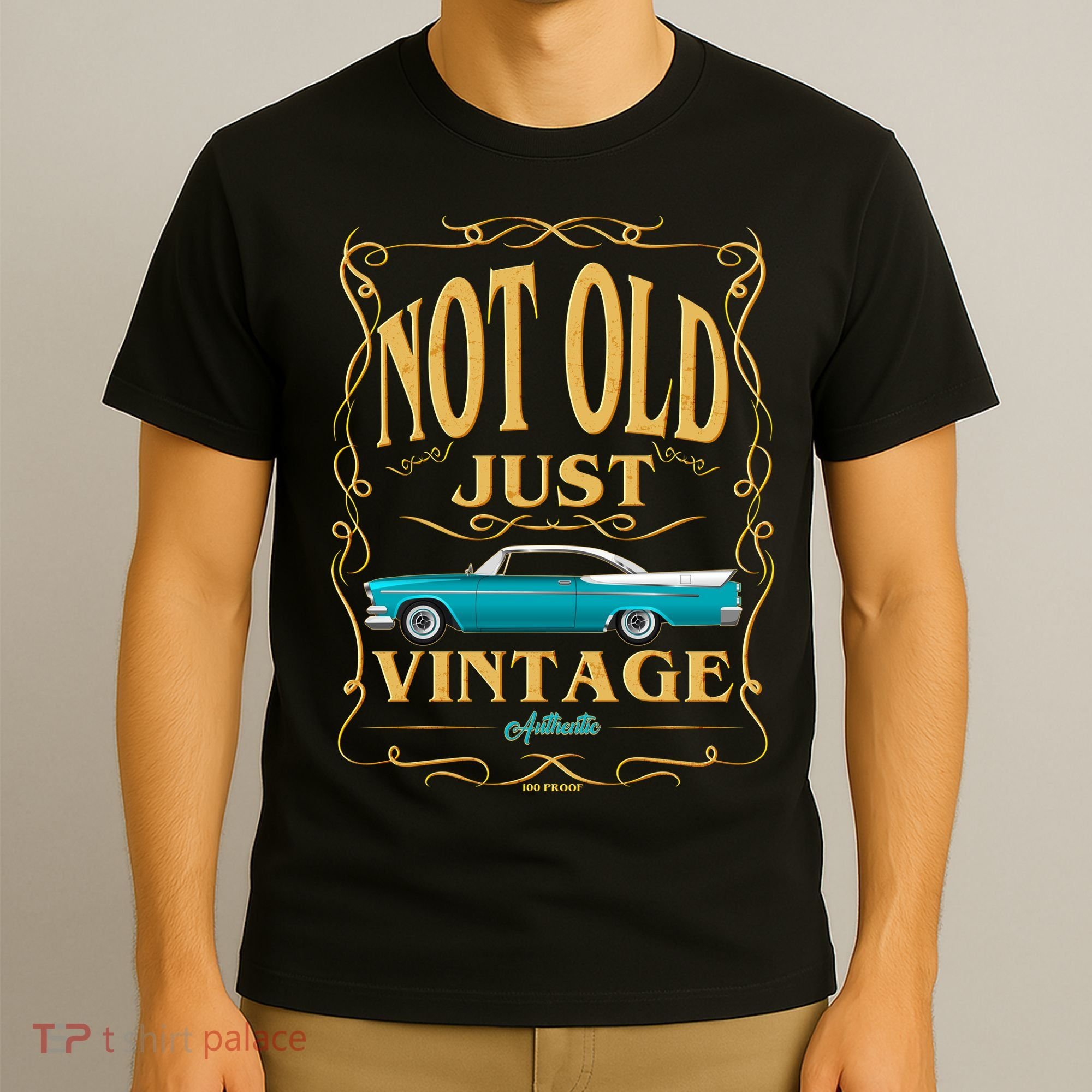 Not Old Just Vintage Classic Car Birthday T-Shirt