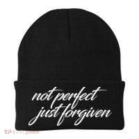 Not Perfect Just Forgiven Beanie thumb 0