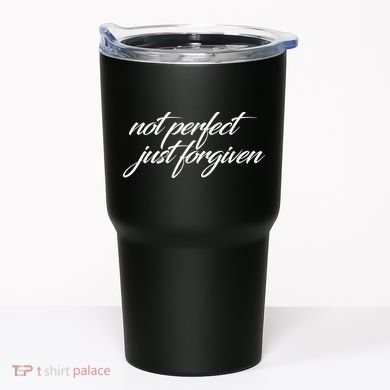 Not Perfect Just Forgiven Tumbler