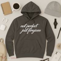 Not Perfect Just Forgiven Hoodie thumb 3