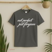 Not Perfect Just Forgiven T-Shirt thumb 2