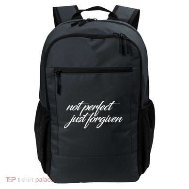 Not Perfect Just Forgiven Backpack