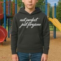 Not Perfect Just Forgiven Kids Hoodie thumb 2