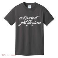 Not Perfect Just Forgiven Kids T-Shirt thumb 0