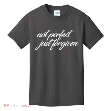 Not Perfect Just Forgiven Kids T-Shirt