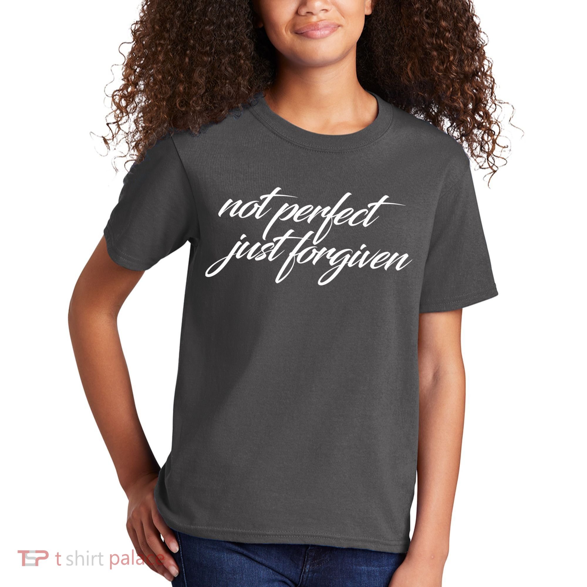 Not Perfect Just Forgiven Kids T-Shirt