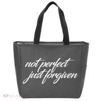 Not Perfect Just Forgiven Tote Bag thumb 0