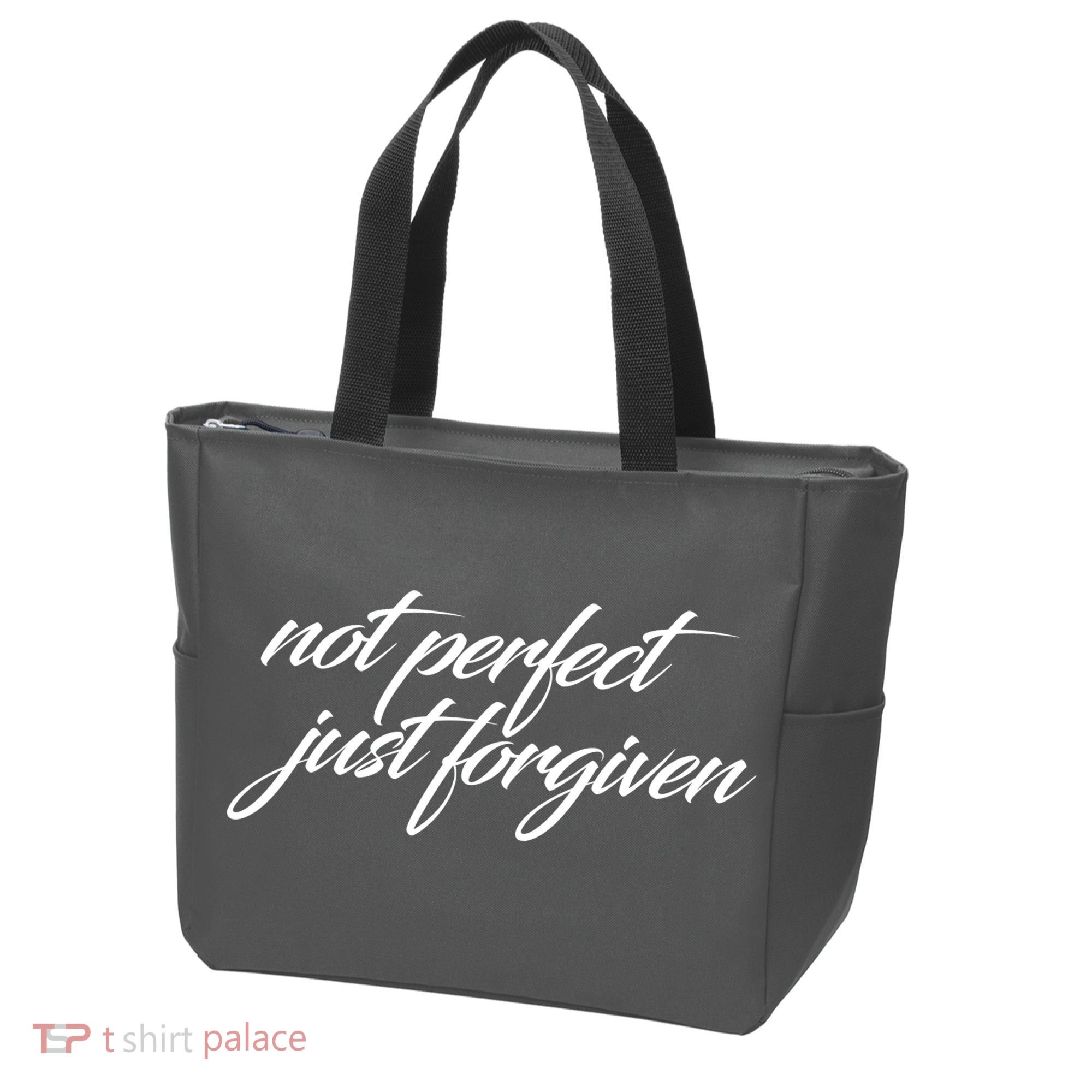 Not Perfect Just Forgiven Tote Bag