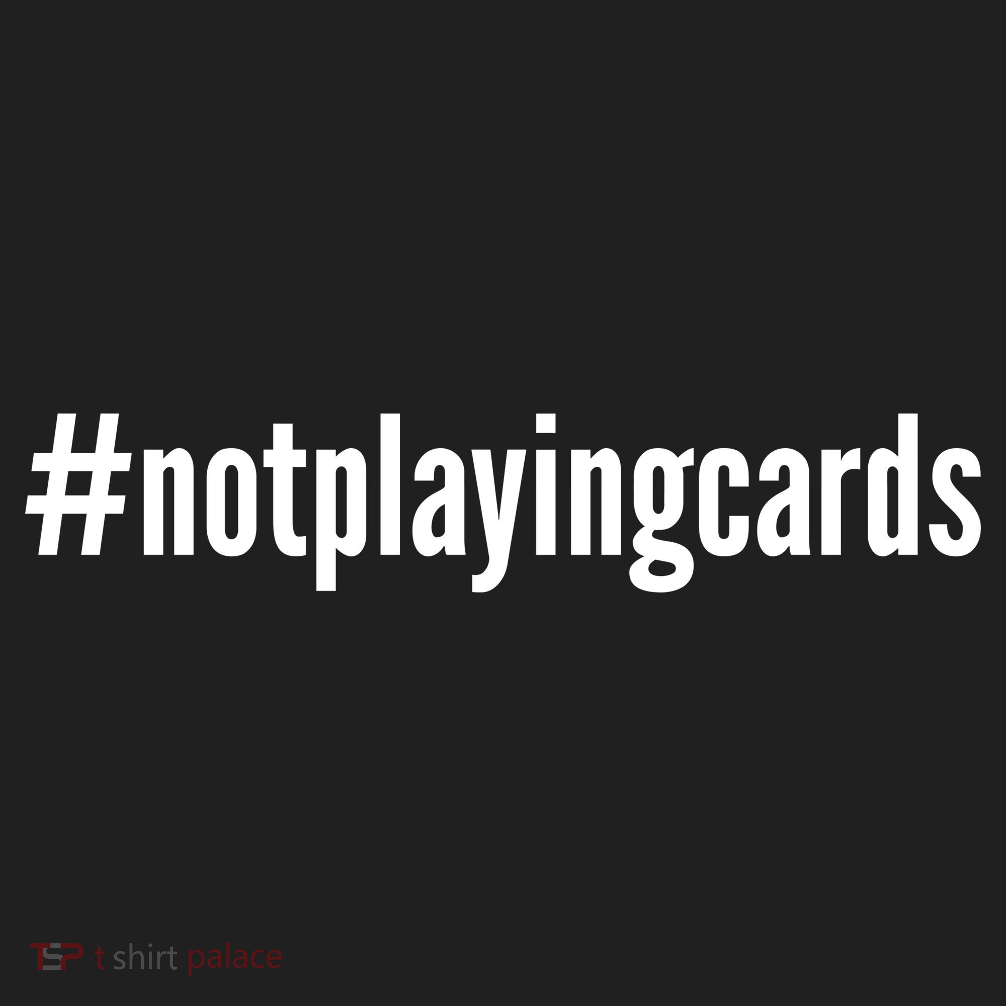 Not Playing Cards Tumbler