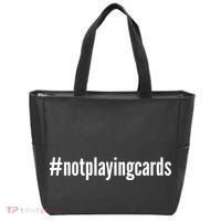 Not Playing Cards Tote Bag thumb 0