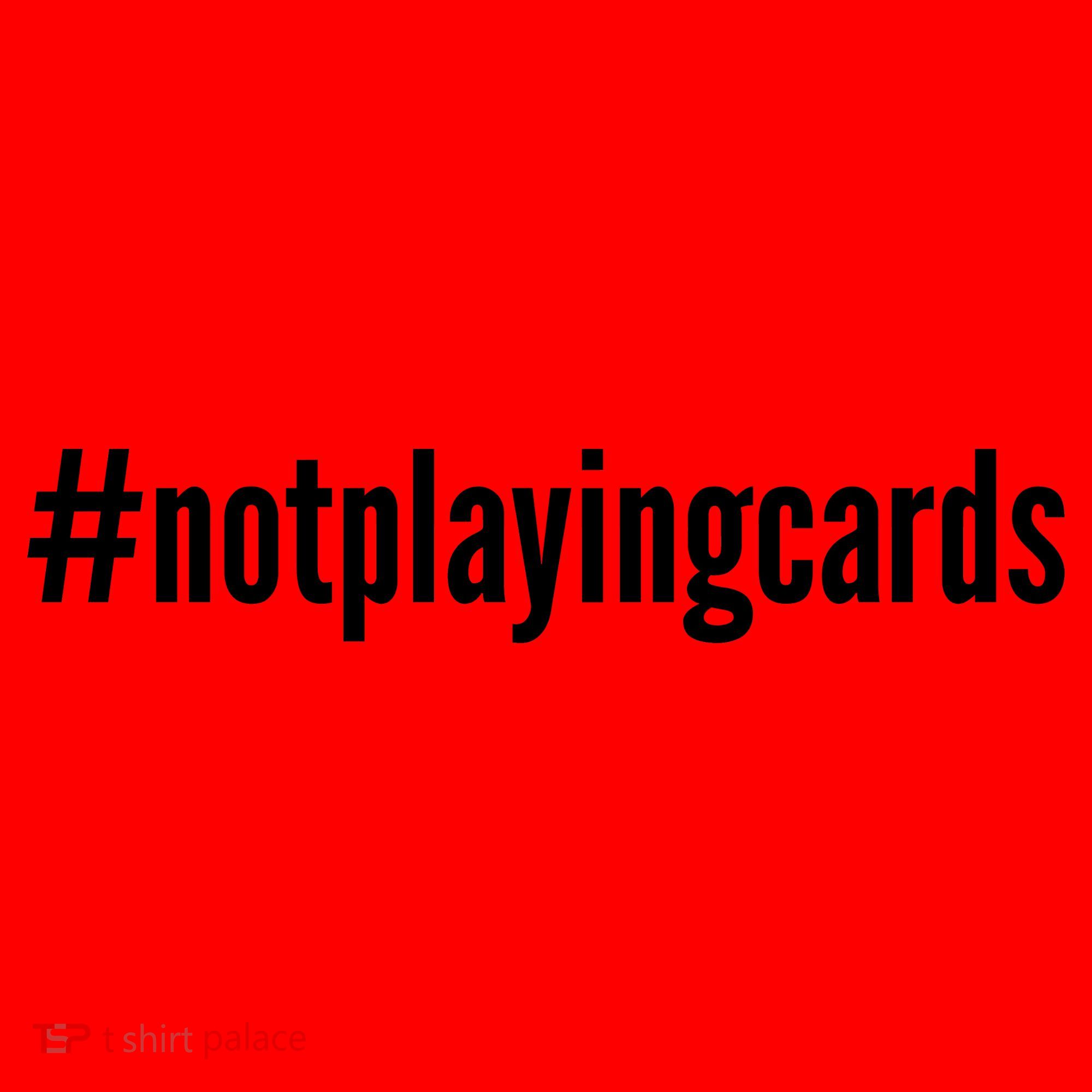 Not Playing Cards Santa Hat