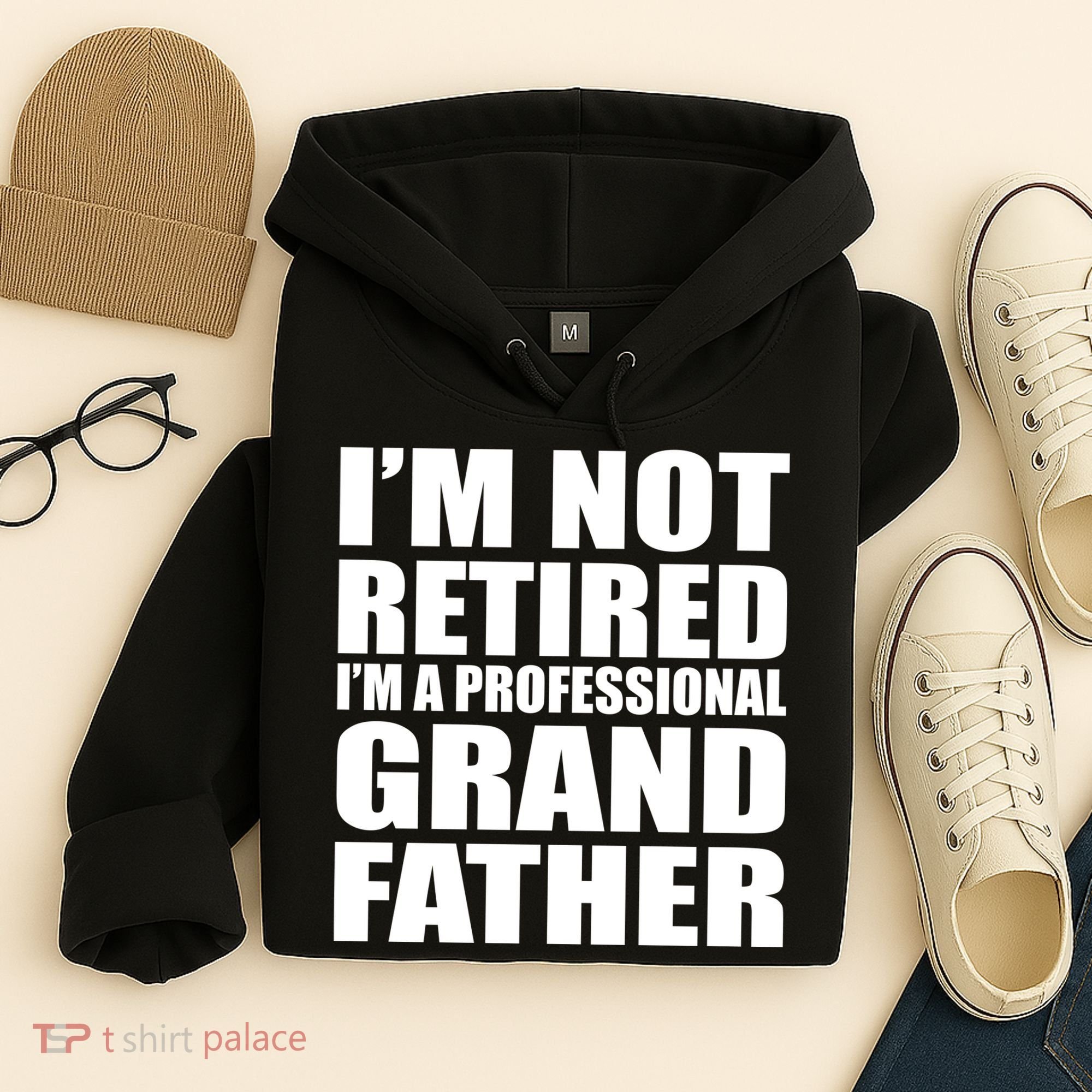 Not Retired I'm A Professional Grandfather Hoodie