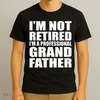 Not Retired I'm A Professional Grandfather T-Shirt thumb 3