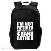 Not Retired I'm A Professional Grandfather Backpack thumb 0