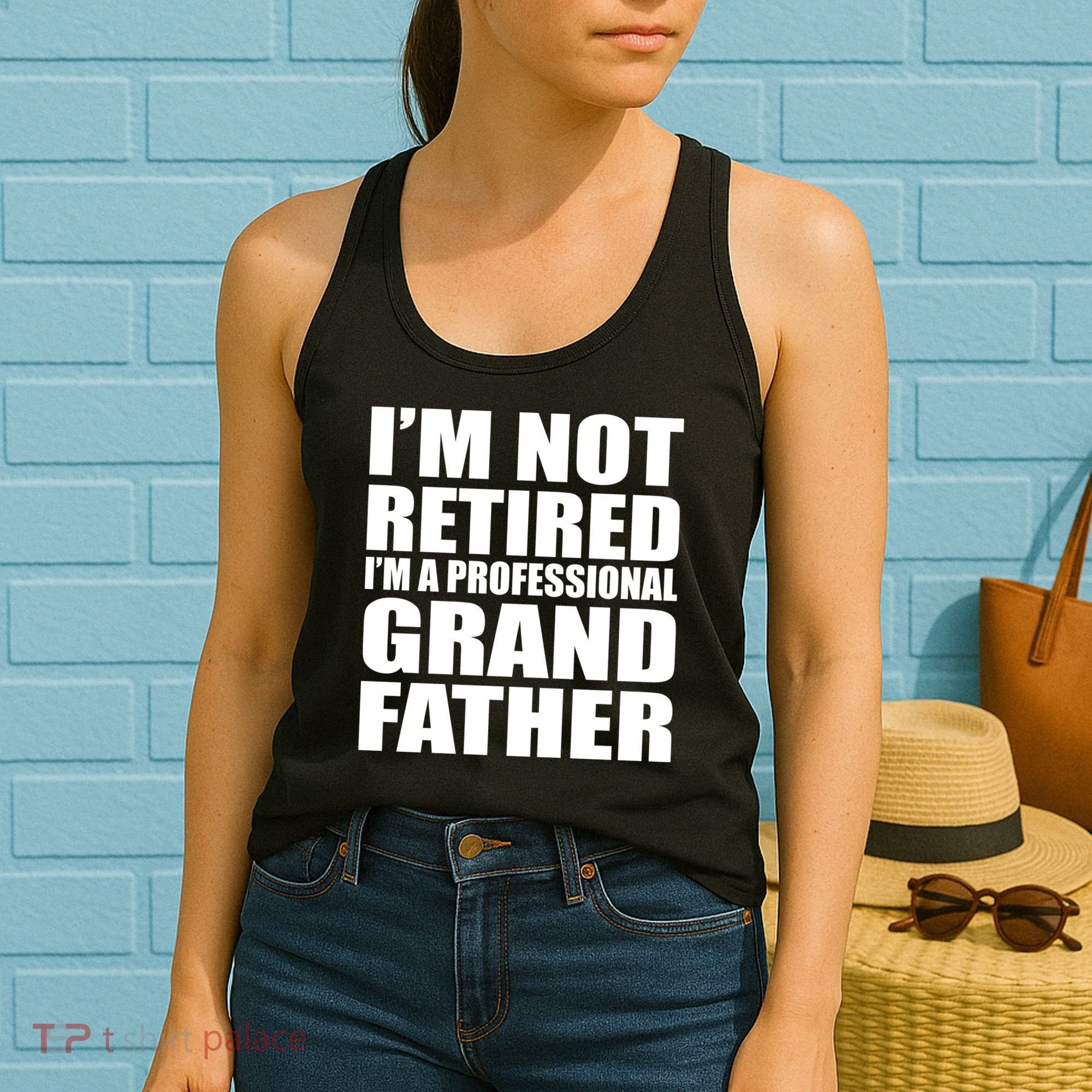 Not Retired I'm A Professional Grandfather Women's Tank Top