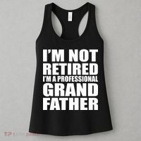 Not Retired I'm A Professional Grandfather Women's Tank Top thumb 3