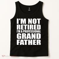 Not Retired I'm A Professional Grandfather Tank Top thumb 2