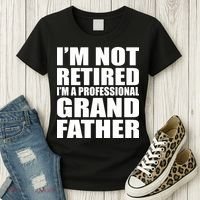Not Retired I'm A Professional Grandfather Women's T-Shirt thumb 3