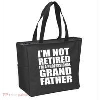 Not Retired I'm A Professional Grandfather Tote Bag thumb 2