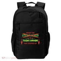 Not The Step Father Quote Backpack thumb 0