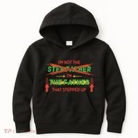 Not The Step Father Quote Kids Hoodie thumb 0