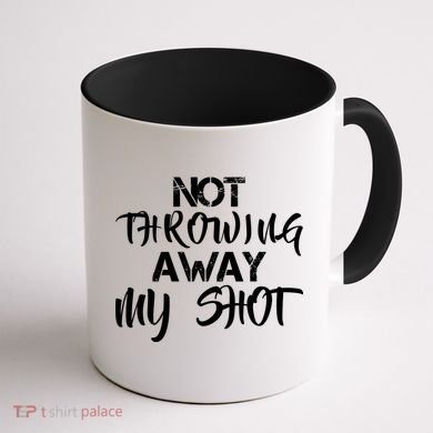 Not Throwing Away My Shot Coffee Mug back