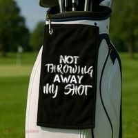 Not Throwing Away My Shot Golf Towel thumb 2