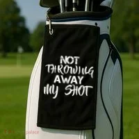 Not Throwing Away My Shot Golf Towel thumb 2