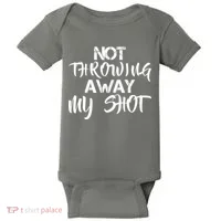 Not Throwing Away My Shot Baby Bodysuit thumb 0