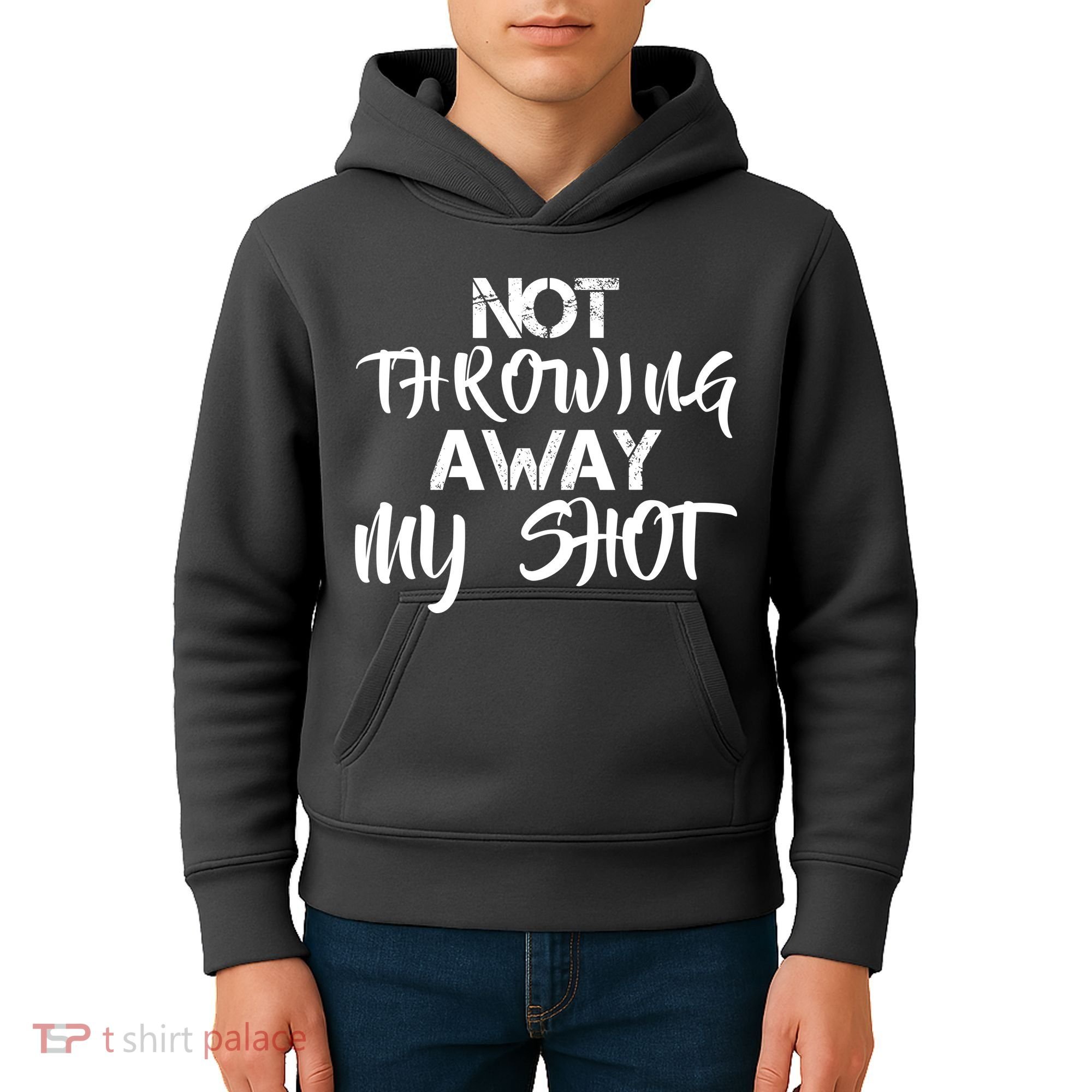 Not Throwing Away My Shot Kids Hoodie