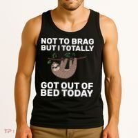Not To Brag Got Out of Bed Tank Top thumb 3