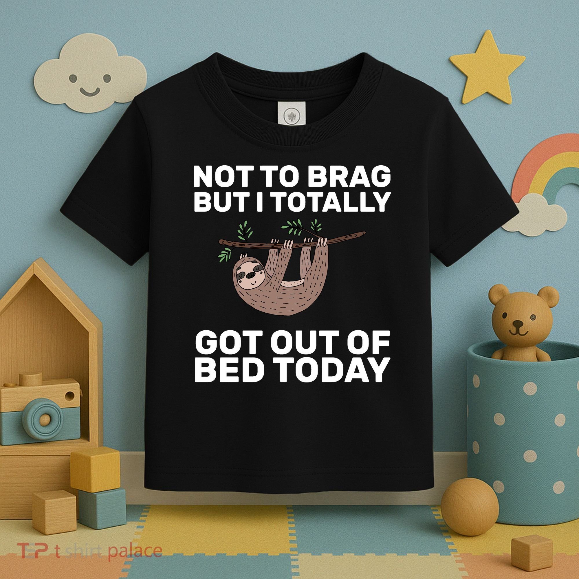 Not To Brag Got Out of Bed Toddler T-Shirt