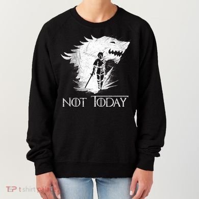Not Today Arya Wolf Women's Sweatshirt