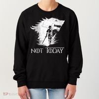 Not Today Arya Wolf Women's Sweatshirt thumb 0