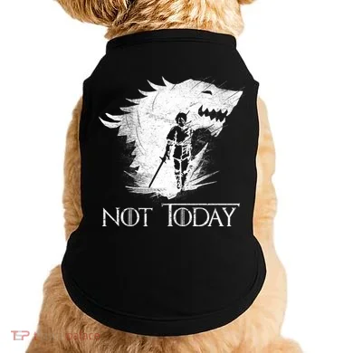 Not Today Arya Wolf Doggie Tank