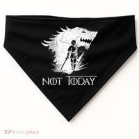 Not Today Arya Wolf USA-Made Doggie Bandana thumb 0