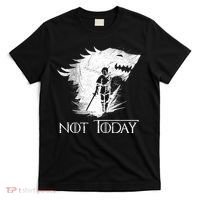 Not Today Arya Wolf T-Shirt thumb 0