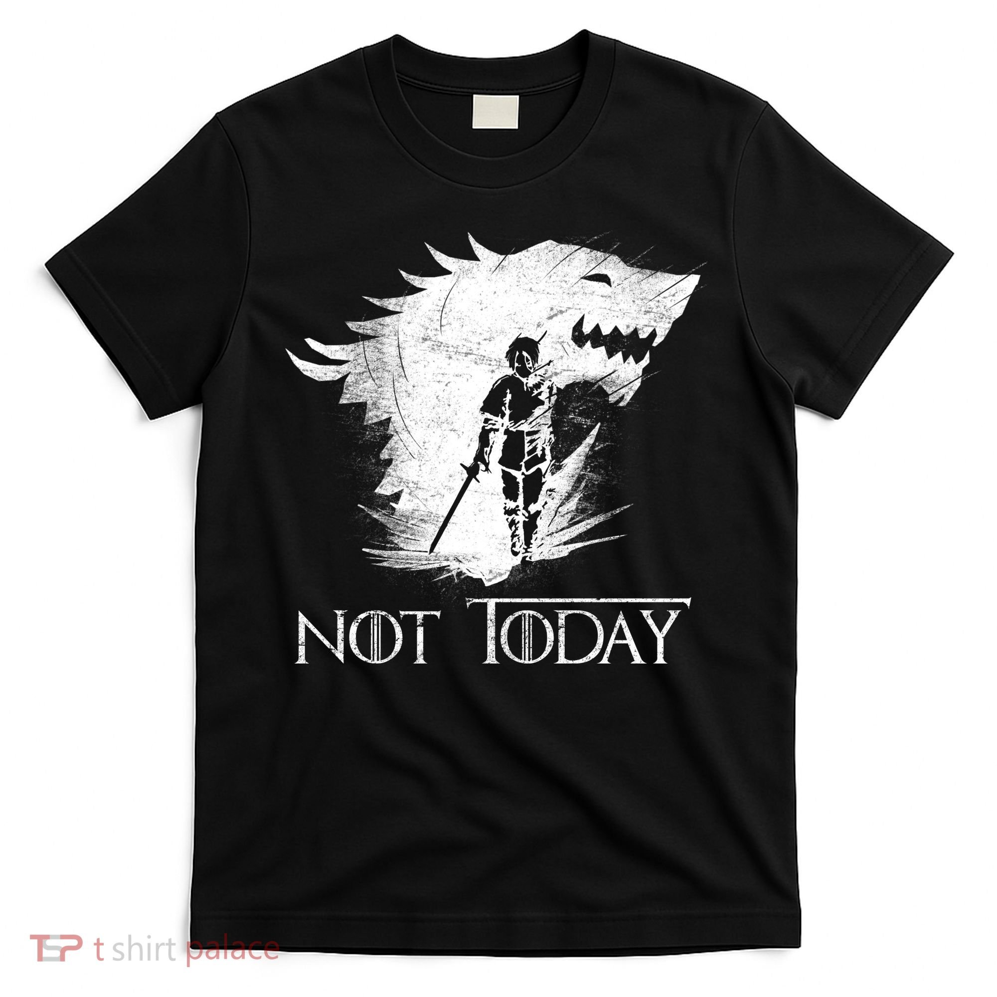 Not Today Arya Wolf T-Shirt