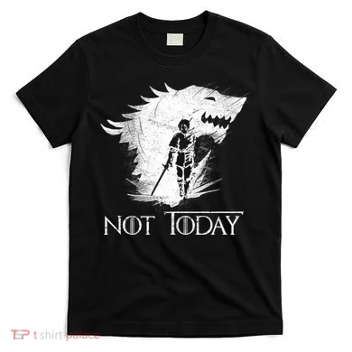Not Today Arya Wolf T-Shirt