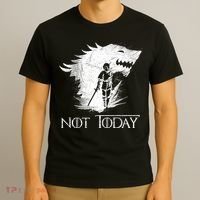 Not Today Arya Wolf T-Shirt thumb 3