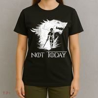 Not Today Arya Wolf T-Shirt thumb 4