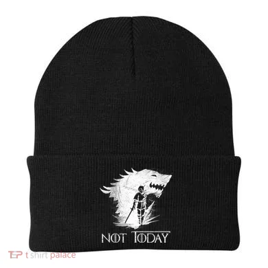 Not Today Arya Wolf Beanie