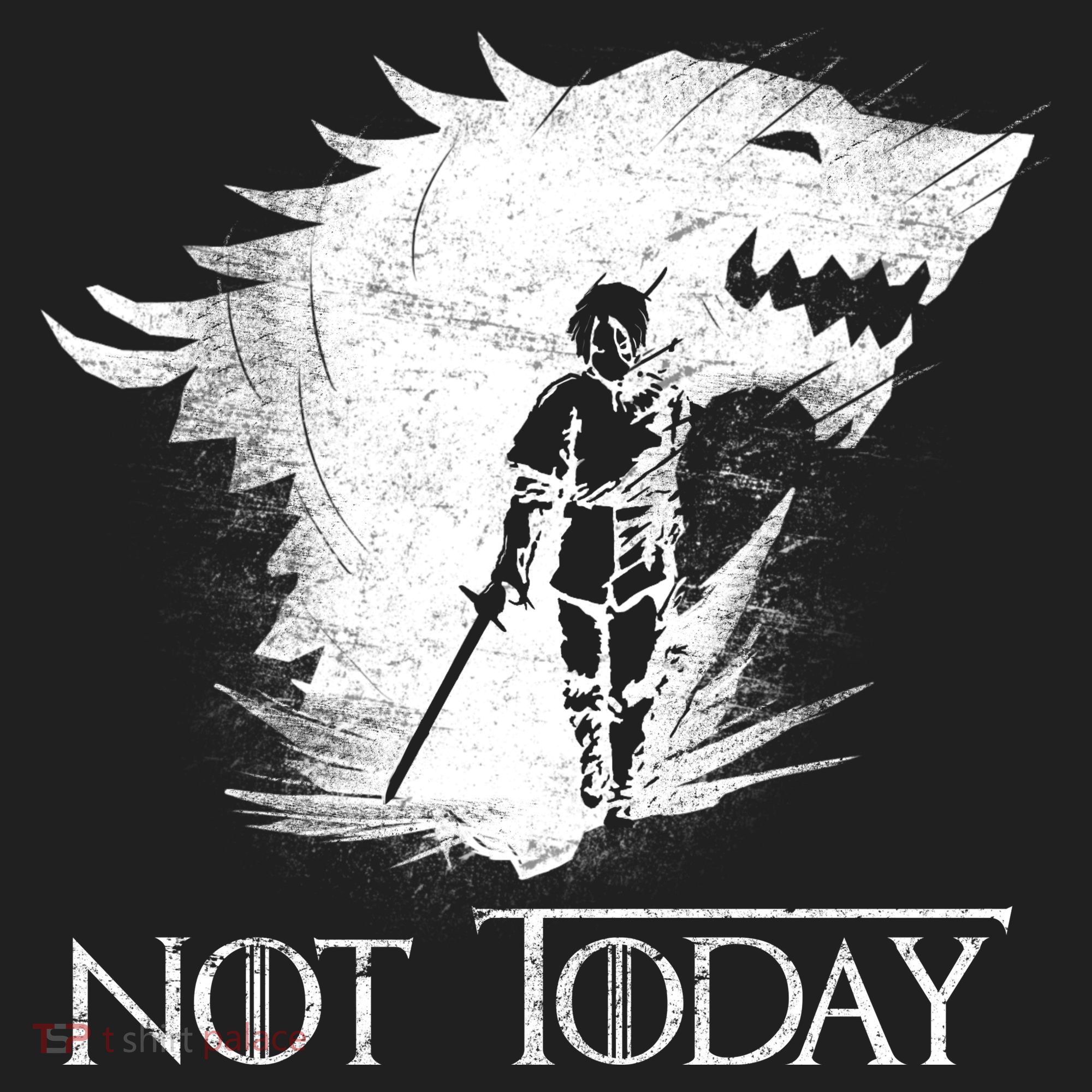 Not Today Arya Wolf Beanie