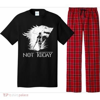 Not Today Arya Wolf Pajama Set