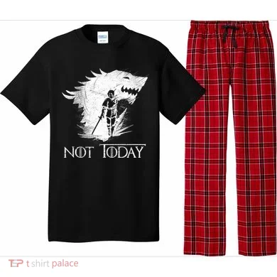 Not Today Arya Wolf Pajama Set